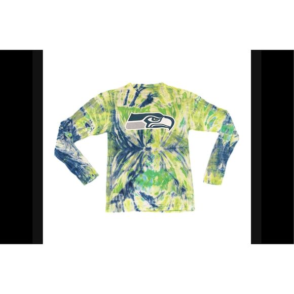 Seattle Seahawks Tie-Dye Long Sleeve - Picture 1 of 3